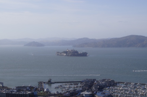 Alcatraz - Vista da Coit Tower - San Francisco